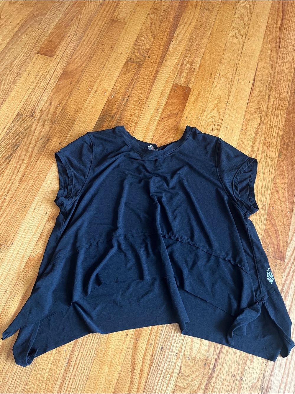 FP Movement by Free People Black Short Sleeve Tee